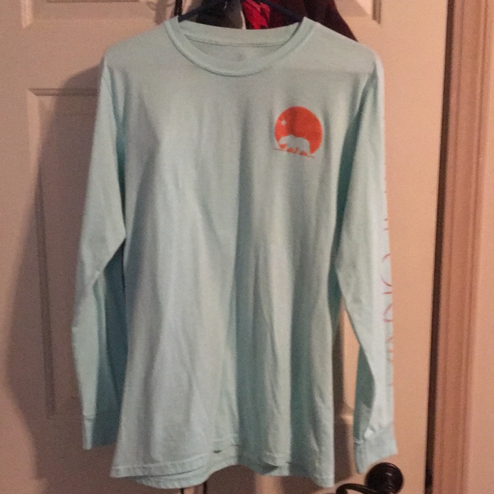men’s california light blue long sleeve